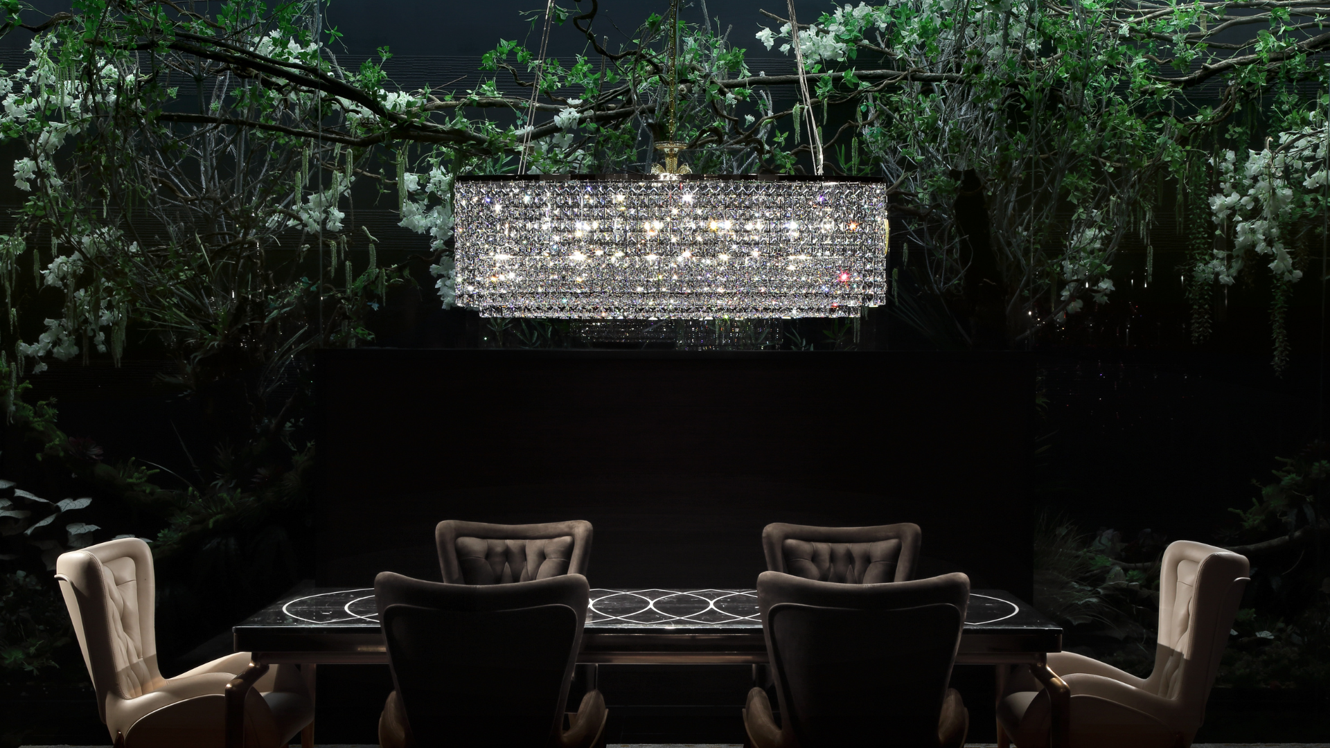Banner Modern Crystal Lighting - 1
