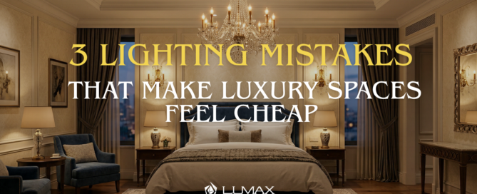 3 Lighting Mistakes That Make Luxury Spaces Feel Cheap