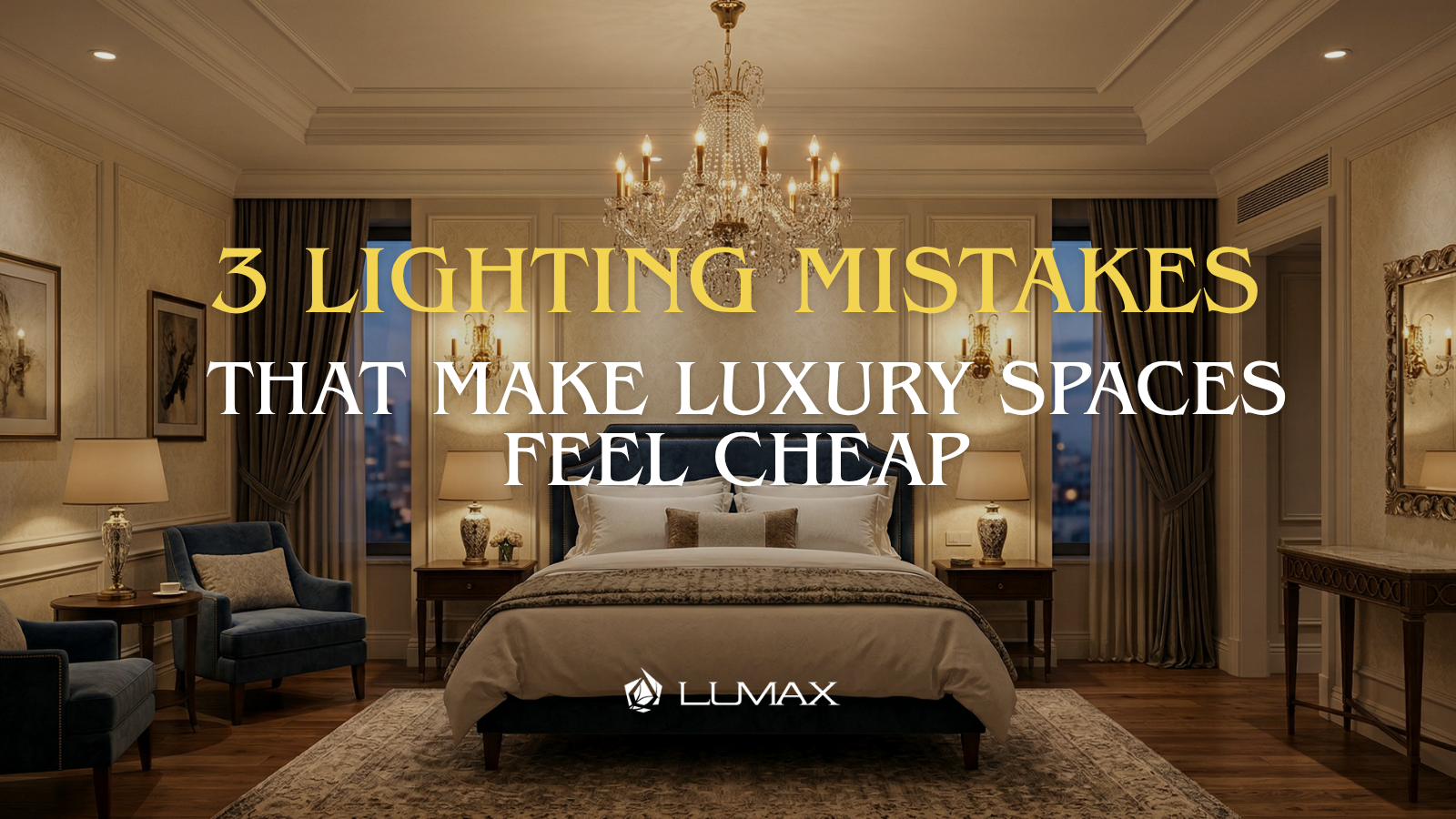 3 Lighting Mistakes That Make Luxury Spaces Feel Cheap