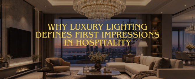 Why Luxury Lighting Defines First Impressions in Hospitality