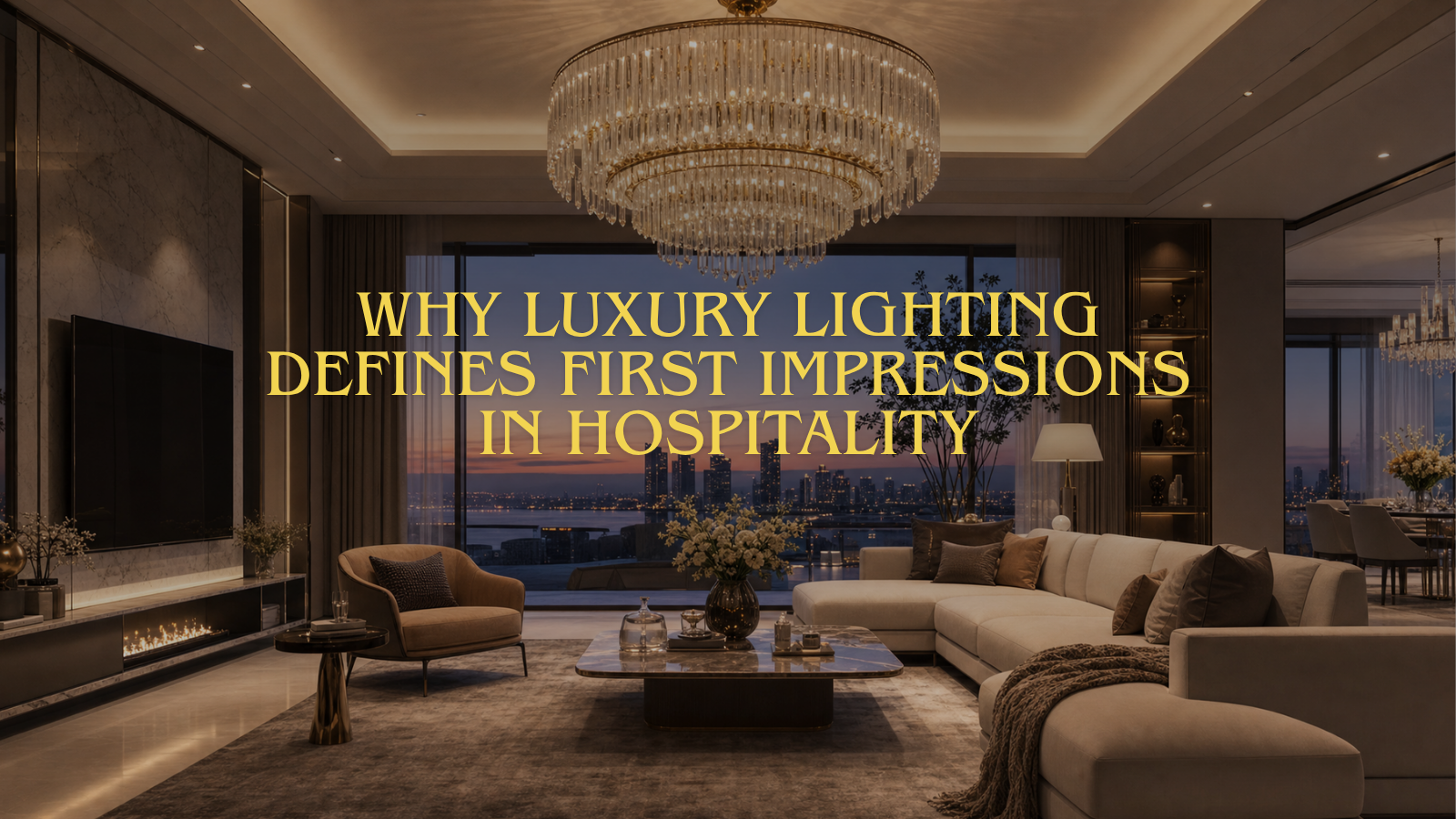Why Luxury Lighting Defines First Impressions in Hospitality